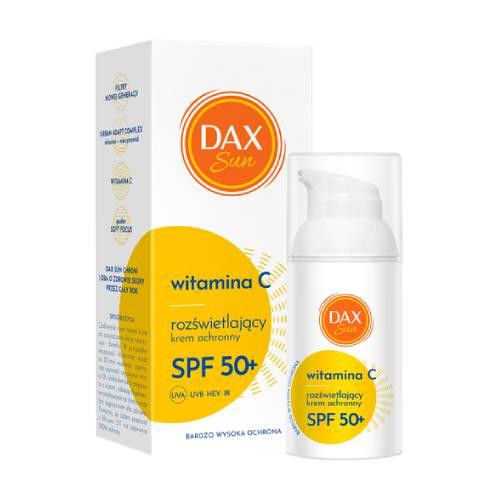 Zdjęcie produktu - Dax Sun Rozświetlający krem ochronny z witaminą C SPF 50+, 30 ml