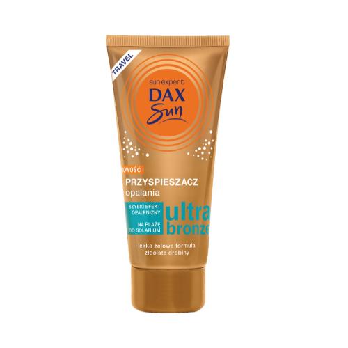 Zdjęcie produktu - DAX SUN Travel Ultra Bronz Przyspieszacz do opalania ze złotymi drobinkami, 50ml