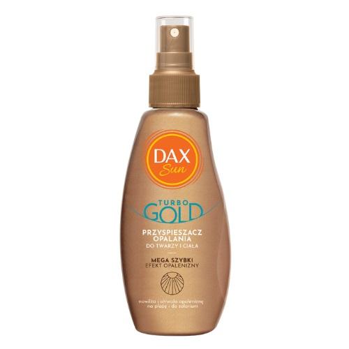 Zdjęcie produktu - DAX Sun Turbo Gold Przyspieszacz opalania do twarzy i ciała, 200 ml