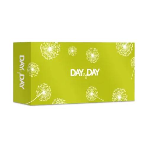 Zdjęcie produktu - Day by Day Chusteczki higieniczne 3-warstwowe Zielone, 90szt.