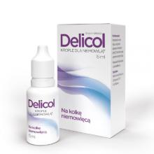 Zdjęcie produktu - DELICOL kolka, wzdęcia, b&oacute;l brzucha krople, 15 ml 
