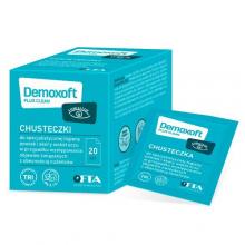 Zdjęcie produktu - DEMOXOFT PLUS Clean chusteczki do powiek, 20 sasz.