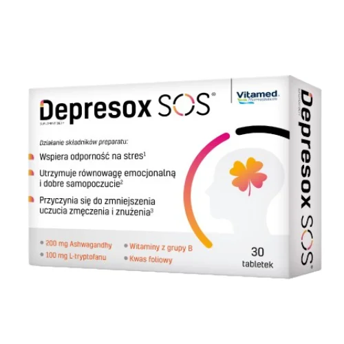 Zdjęcie produktu - Depresox SOS, 60 tabl.
