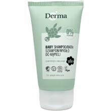 Zdjęcie produktu - Derma Eco Baby Szampon i mydło do kąpieli, 150ml