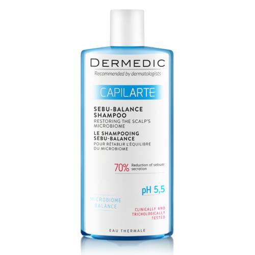 Zdjęcie produktu - DERMEDIC CAPILARTE Sebu - Balance szampon, 300ml