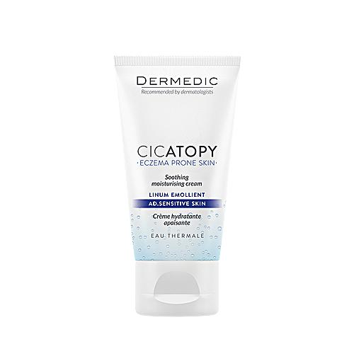 Zdjęcie produktu - DERMEDIC CICATOPY Kojący krem nawilżający do twarzy i ciała sk&oacute;ra atopowa, sucha, 50 ml