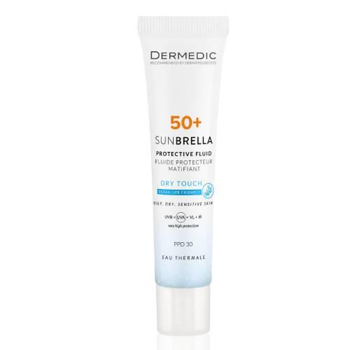 Zdjęcie produktu - Dermedic Sunbrella Krem matujący ochronny SPF 50, 40 ml