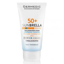 Zdjęcie produktu - DERMEDIC SUNBRELLA Krem ochronny do sk&oacute;ry tłustej i mieszanej SPF50+, 50ml