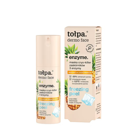 Zdjęcie produktu - Tołpa Dermo Face Maska cryo-killer zask&oacute;rnik&oacute;w 3 enzymy, 50 ml