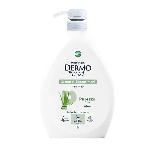 Zdjęcie produktu - &zwnj;DERMOMED Mydło w płynie z pompką Aloes, 1 l