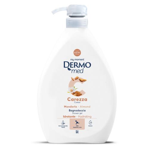 Zdjęcie produktu - Dermomed Żel pod prysznic Carezza Migdał, 1000 ml
