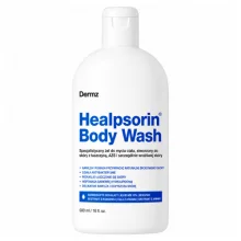 Zdjęcie produktu - Dermz Healpsorin Żel do mycia twarzy i ciała na łuszczycę i AZS, 500 ml