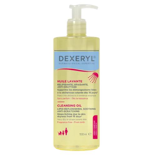 Dexeryl Łagodzący olejek do mycia, 500 ml