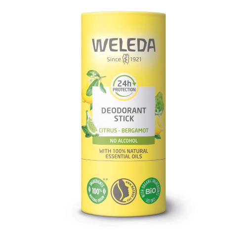 Zdjęcie produktu - WELEDA Dezodorant w sztyfcie cytryna-bergamotka, 50g