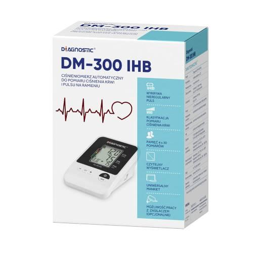 Zdjęcie produktu - DIAGNOSTIC DM-300 IHB Ciśnieniomierz automatyczny naramienny z zasilaczem