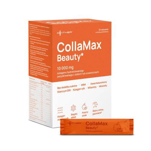 Zdjęcie produktu - CollaMax Beauty 10 000 mg kolagenu rybiego, 30 sasz.