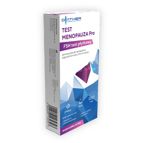 Zdjęcie produktu - DIATHER Test menopauza PRO płytkowy, 1szt.