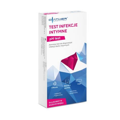 Zdjęcie produktu - Diather Test Infekcje Intymne panelowy, 1 szt.