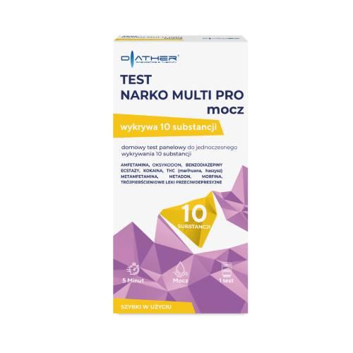 Zdjęcie produktu - Diather Test Narko Multi Pro Mocz panelowy, 1 szt.