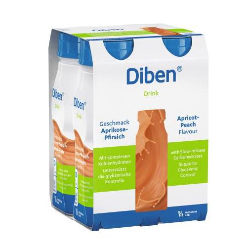 Zdjęcie produktu - Diben Drink o smaku morela-brzoskwinia, 4x200ml