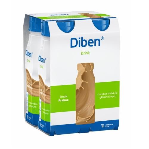 Zdjęcie produktu - Diben Drink o smaku pralinowym (nowe opakowanie), 4x200ml KR&Oacute;TKA DATA 31.08.2026