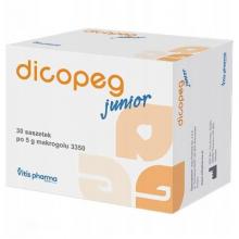 Zdjęcie produktu - Dicopeg Junior proszek do przygotowania zawiesiny doustnej, 30 saszetek