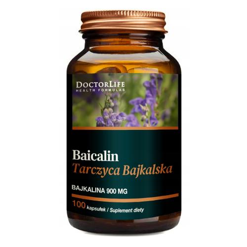 Zdjęcie produktu - Doctor Life Baicalin Tarczyca Bajkalska 500 mg, 100 kaps.