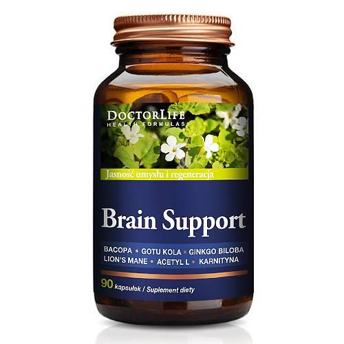Zdjęcie produktu - Doctor Life Brain Support Pamięć i koncentracja, 90 kapsułek
