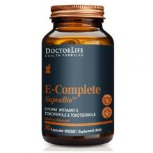 Zdjęcie produktu - Doctor Life E-Complete SupraBio Witamina E tokoferole & tokotrienole, 30 kaps.