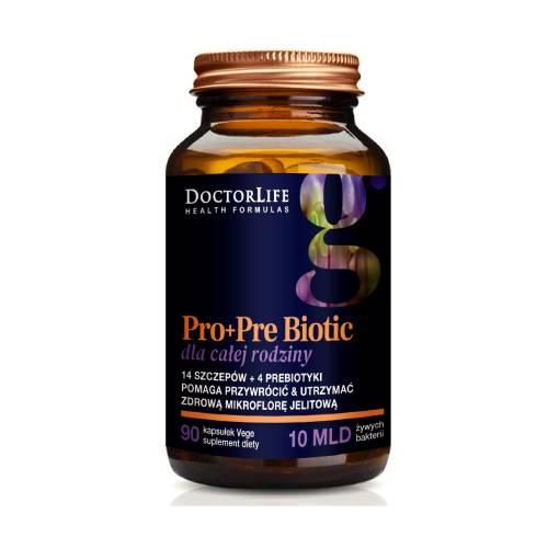 Zdjęcie produktu - Doctor Life Pro + Pre Biotic dla całej rodziny, 90 kaps.