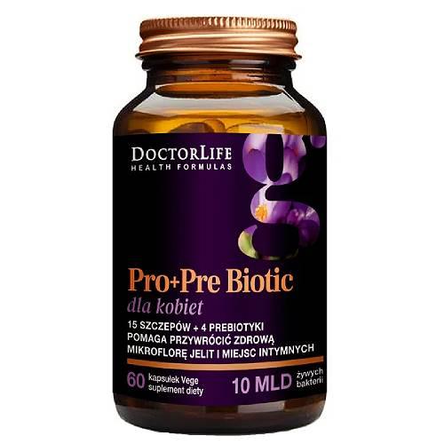 Zdjęcie produktu - Doctor Life Pro + Pre Biotic dla kobiet, 60 kapsułek