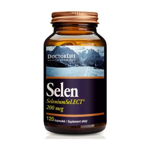 Zdjęcie produktu - Doctor Life Selen 200 mcg, 120 kapsułek
