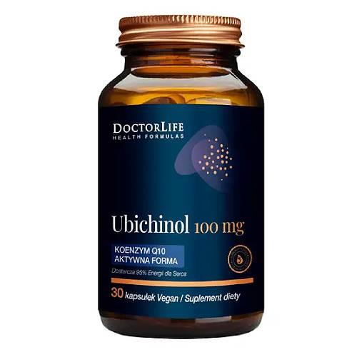 Zdjęcie produktu - Doctor Life Ubichinol 100 mg Koenzym Q10 forma aktywna, 30 kapsułek 