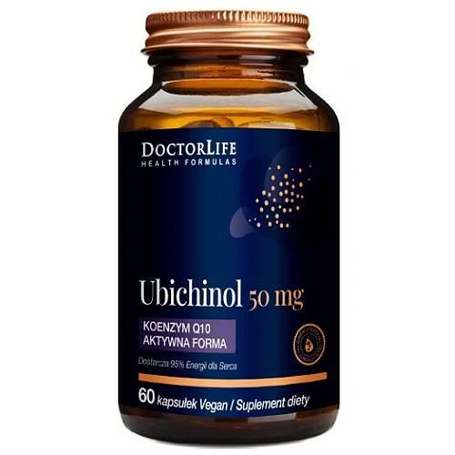 Zdjęcie produktu - Doctor Life Ubichinol 50 mg Koenzym Q10 forma aktywna, 60 kapsułek 