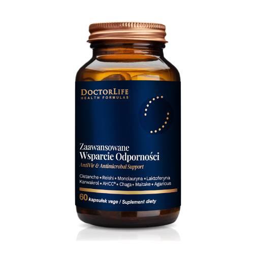 Zdjęcie produktu - Doctor Life Zaawansowane wsparcie odporności AntiVir&Antimicrobal Support, 60kaps.