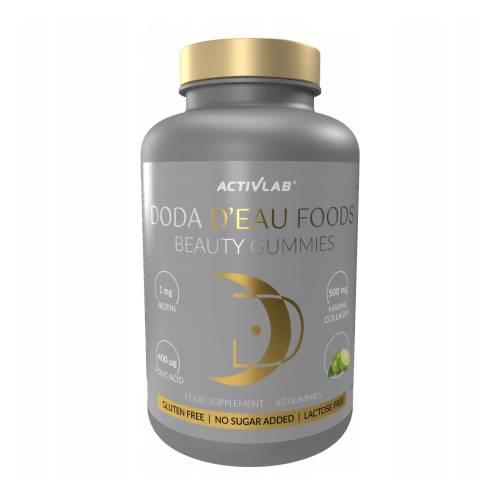 Zdjęcie produktu - ACTIVLAB DODA D'EAU FOODS Beauty Gummies smak cytryna-limonka, 60 żelek
