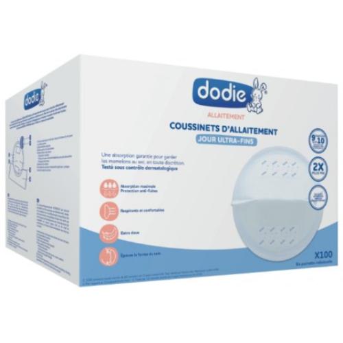 Zdjęcie produktu - Dodie Cienkie wkładki laktacyjne do biustonosza na dzień, 100szt.