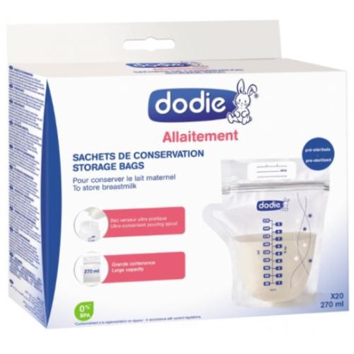 Zdjęcie produktu - Dodie Woreczki do przechowywania mleka matki, 20szt.