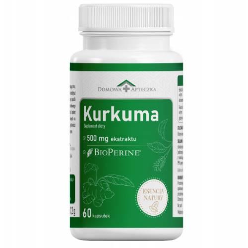 Zdjęcie produktu - Domowa Apteczka Kurkuma, 60 kaps.