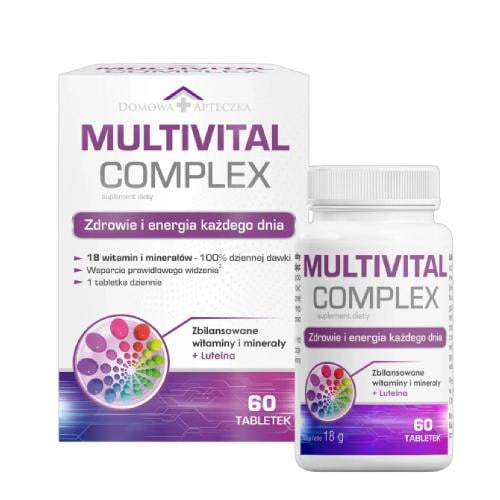 Zdjęcie produktu - Domowa Apteczka Multivital Complex, 60 tabl.