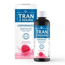 Zdjęcie produktu - DOMOWA APTECZKA Tran z rekina o smaku malinowym, 250ml