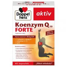 Zdjęcie produktu - DoppelHerz Aktiv Koenzym Q10 Forte - 60 kapsułek