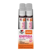 Zdjęcie produktu - Doppelherz shots Energia Witamina B12 + Kofeina, 10 ampułek
