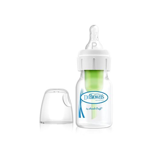 Zdjęcie produktu - Dr Brown's Butelka standard Options+ ze smoczkiem dla wcześniak&oacute;w, 60ml