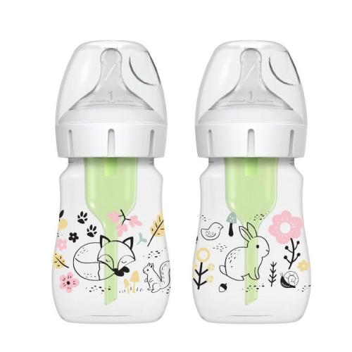 Zdjęcie produktu - Dr Brown's Butelka z szeroką szyjką Options+ 150ml LAS, 2szt.