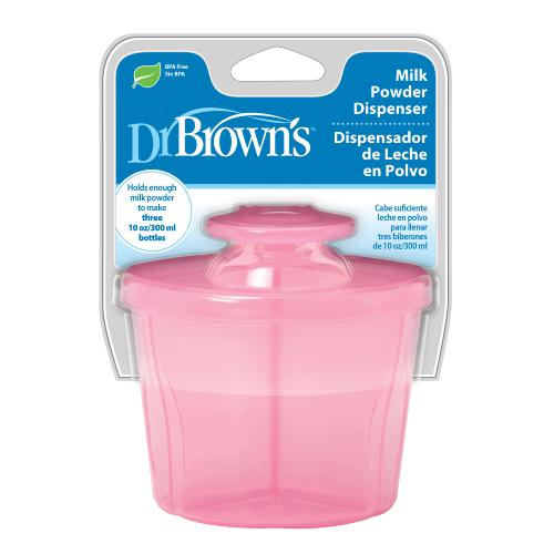 Zdjęcie produktu - Dr Brown's Pojemnik na mleko w proszku R&oacute;żowy