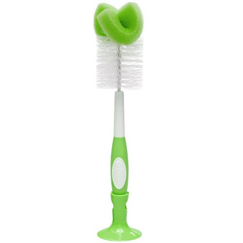 Zdjęcie produktu - Dr Brown's Szczotka z gąbką do mycia butelek zielona