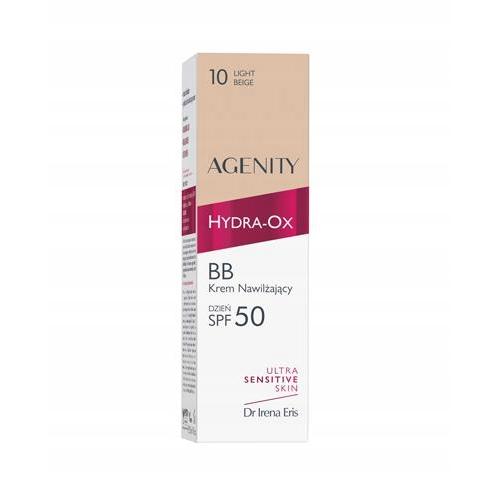 Zdjęcie produktu - Agenity Hydra-Ox BB Krem nawilżający na dzień SPF50, 10 Light Beige, 30 ml