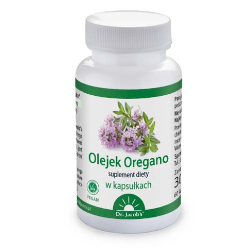 Zdjęcie produktu - Dr. Jacob's Olejek Oregano, 60 kaps.