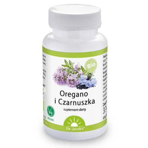 Zdjęcie produktu - Dr. Jacob's Oregano i Czarnuszka, 60 kaps.